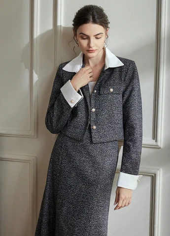Костюм (жакет, спідниця) SHEIN (333879601)