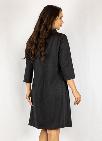 Темно-сіра кежуал сукня Time of Style однотонна