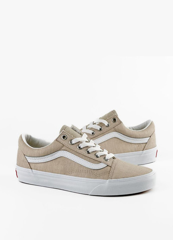 Бежеві кеди vn0005ufj921 Vans Old Skool Summer Linen Rainy Day