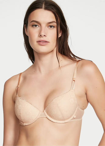 Бежевий демісезонний комплект (бюстгальтер, трусики) Victoria's Secret