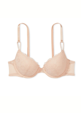 Бежевий демісезонний комплект (бюстгальтер, трусики) Victoria's Secret