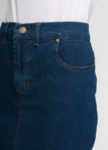 Темно-синяя джинсовая юбка F'91