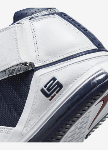 Цветные демисезонные кроссовки dr0826-100 Nike Zoom LeBron 2