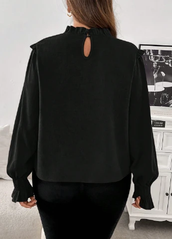 Чорна блуза SHEIN