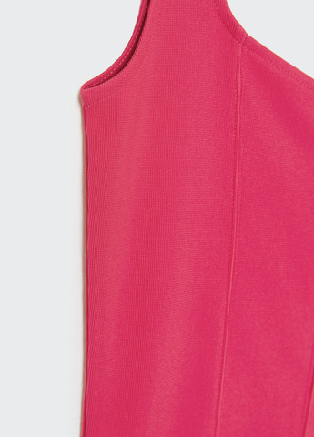 Розовое кэжуал, коктейльное, вечернее платье футляр Stradivarius однотонное