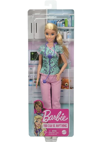 Лялька Barbie You can be Anything Nurse Blonde Doll Медсестра блондинка (GTW39) Mattel (255665400)