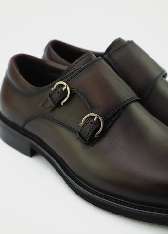 Коричневые кэжуал, классические туфли Respect с ремешком