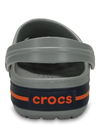Серебряные сабо Crocs