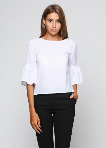 Белая летняя блуза Majaly