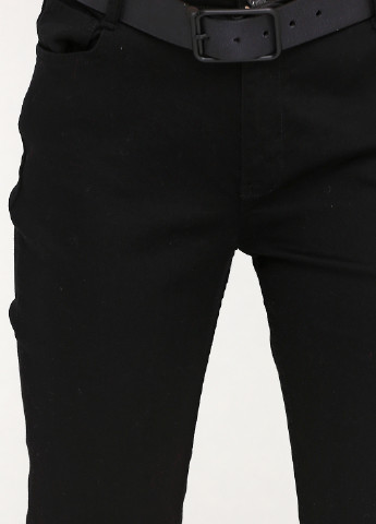 Черные демисезонные прямые джинсы Woox