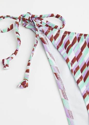 Цветные купальные трусики с абстрактным узором H&M