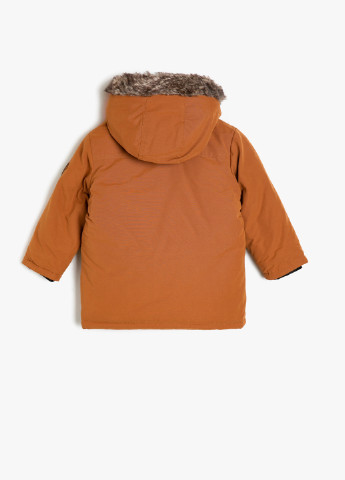 Светло-коричневая зимняя куртка KOTON
