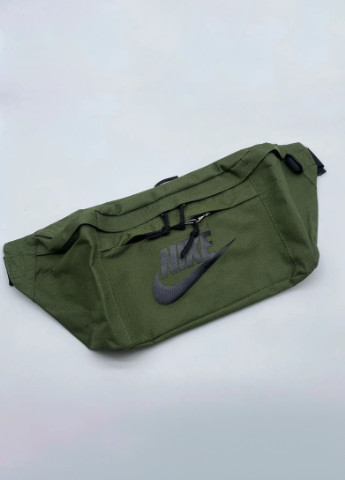 Бананка велика Tech Hip Pack поясна сумка найк військова хакі олива зелена Nike (253384191)