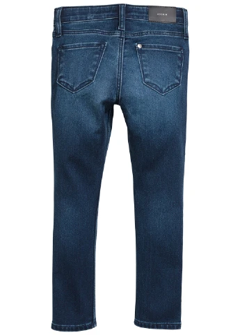Синие демисезонные зауженные джинсы H&M