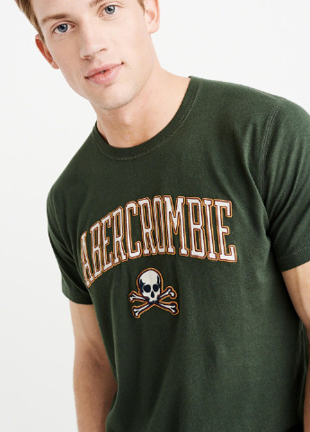 Зеленая футболка Abercrombie & Fitch
