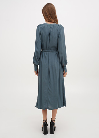 Сіро-голубий кежуал сукня а-силует H&M однотонна