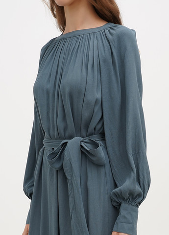 Сіро-голубий кежуал сукня а-силует H&M однотонна