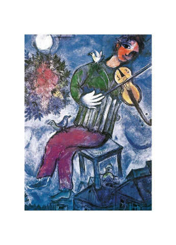 Пазл Синій скрипаль. Марк Шагал, 1000 елементів (6000-0852) Eurographics (252418626)
