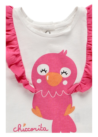 Белая летняя футболка Chicco