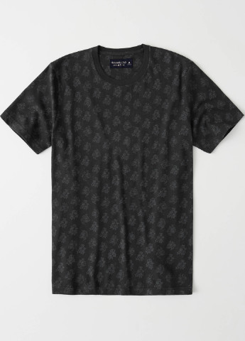Темно-серая футболка Abercrombie & Fitch