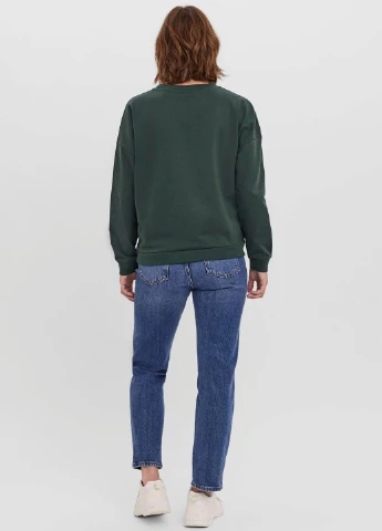 Зелений світшот Vero Moda однотонний (245183726)