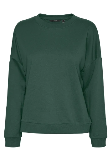 Зелений світшот Vero Moda однотонний (245183726)