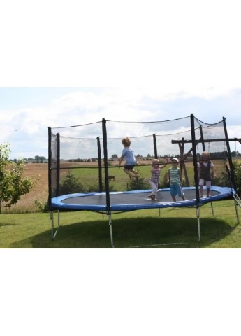 Батут із сіткою та драбинкою 435 см Funfit (253136224)