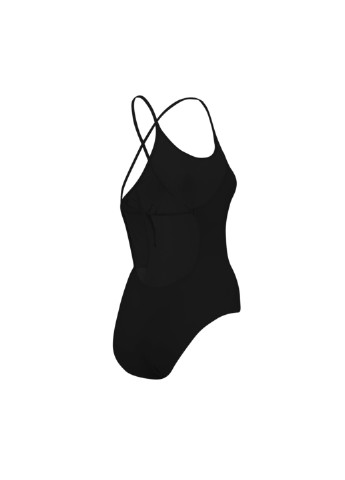 Чорний демісезонний купальник swim women’s v-neck cross-back swimsuit Puma