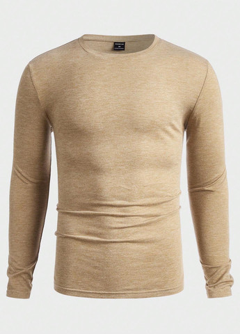 Лонгслів (3 шт.) SHEIN меланж комбінований кежуали поліестер