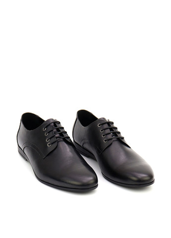 Черные классические туфли Respect на шнурках