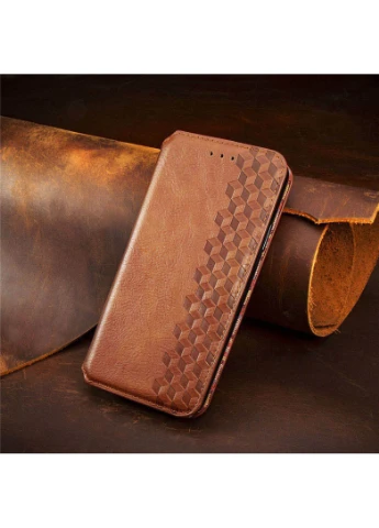 Шкіряний чохол книжка Cubic (PU) для Oppo A73 Коричневий (is_00000040670_2) Getman (250500376)