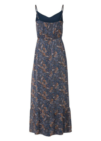 Комбинированное кэжуал платье а-силуэт Esmara с абстрактным узором