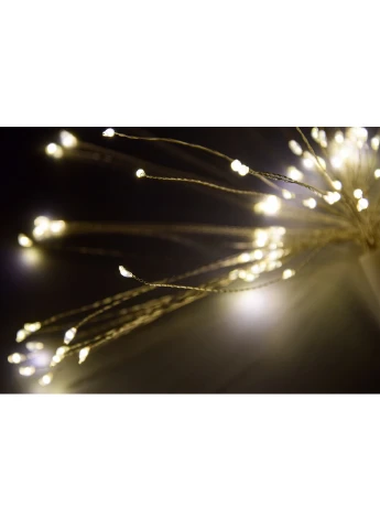 Светодиодная гирлянда фейерверк бахрома 4.2 м 500 LED 5 фейерверков 8 режимов свечения (30181-Нов) Теплый белый Francesco Marconi (251385120)