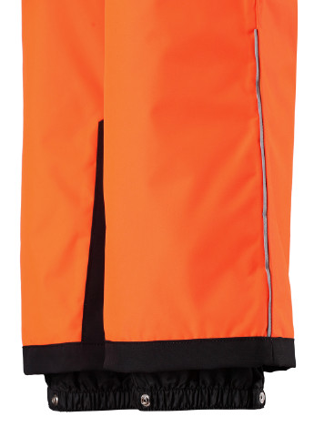 Оранжевые спортивные зимние прямые брюки Reima