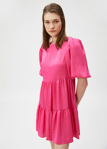 Рожева кежуал сукня а-силует KOTON однотонна