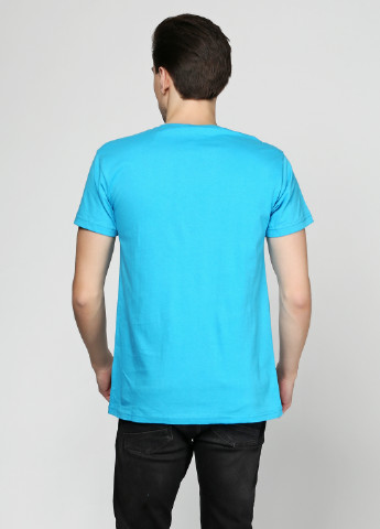 Голубая футболка Rixon