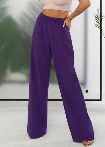 Фиолетовые кэжуал летние палаццо брюки Lada Lucci