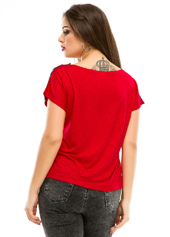 Червона літня футболка Demma