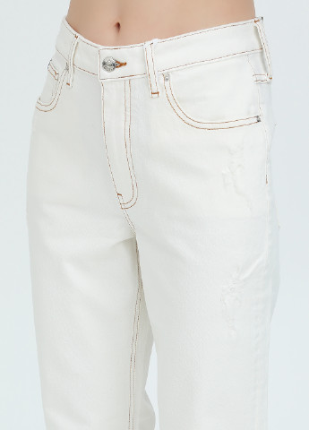 Джинси Tommy Hilfiger завужені однотонні білі джинсові бавовна