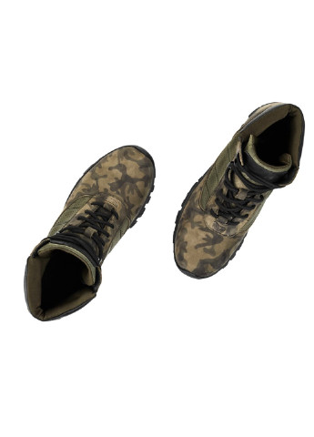 Тактичні черевики високі зелені камуфляж (S-1-GREEN) BlackBay (254057717)