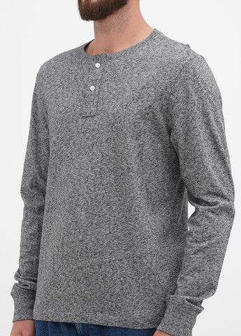 Серый демисезонный кэжуал лонгслив J.Crew меланж