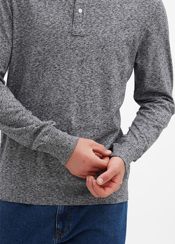 Серый демисезонный кэжуал лонгслив J.Crew меланж