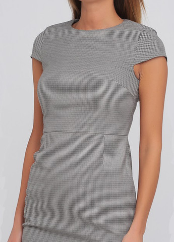 Серое кэжуал платье футляр H&M однотонное