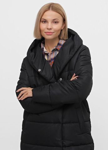 Чорна зимня куртка куртка-пальто Braska 91-205/301