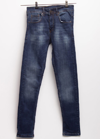 Темно-синие демисезонные скинни джинсы CLUB JU