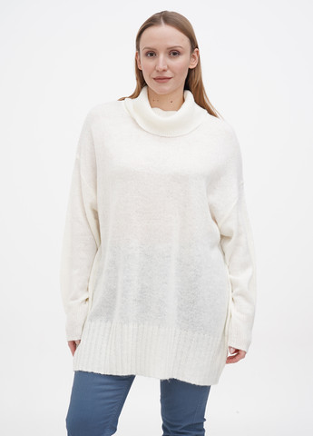 Белый демисезонный свитер Terranova