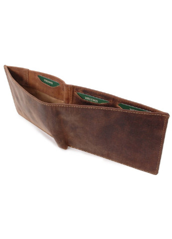 Чоловічий шкіряний гаманець 726 - Jet oil tan (RFID) Visconti (254314147)