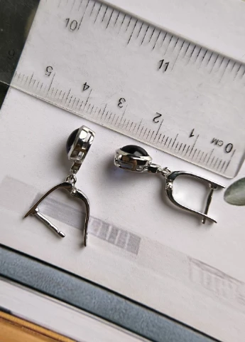Сережки Silver Flame (354214684)