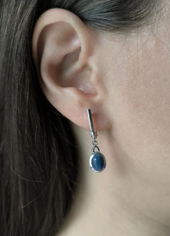 Сережки Silver Flame (354214684)