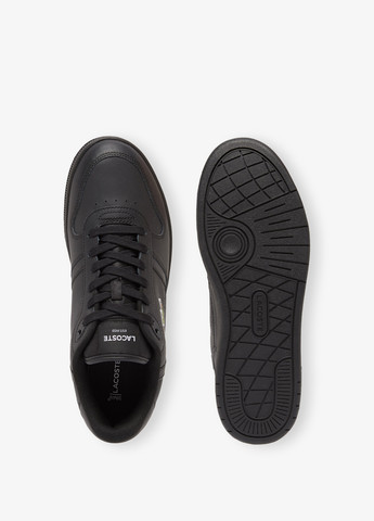 Черные демисезонные кроссовки Lacoste T-Clip Set